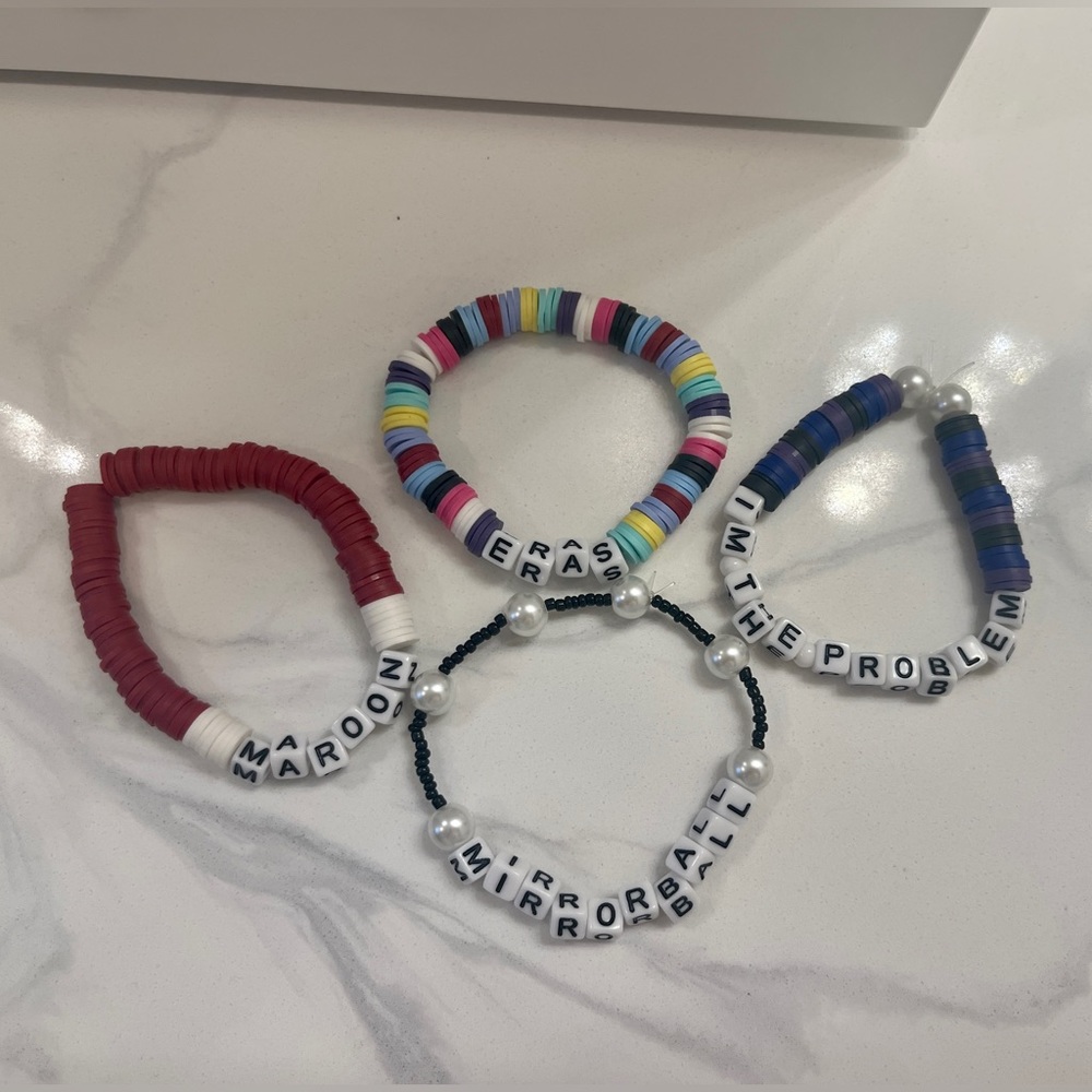 TAYLOR SWIFT FRIENDSHIP BRACELETS!!!! MORE COLORS AND WORD OPTIONS UPON REQUEST!